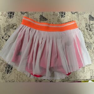New Balance Pink and white tennis skirt size small